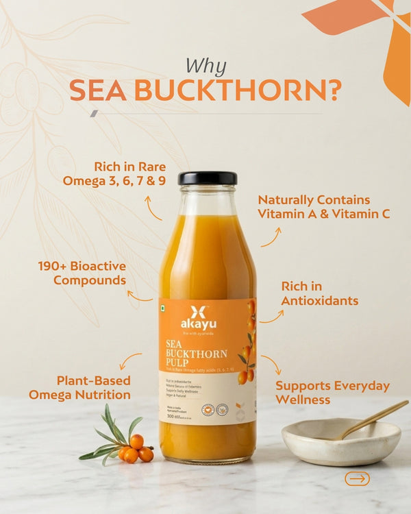 Akayu Sea Buckthorn Pulp 300ml