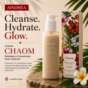 Korean Chaom Nobleberry Concentrate Foam Cleanser