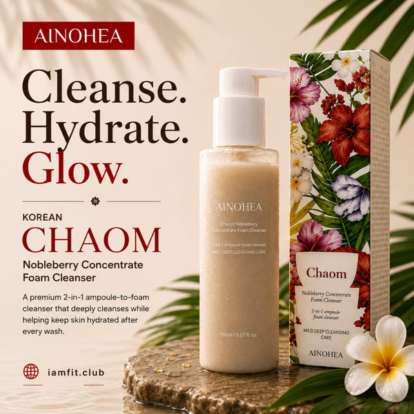 Korean Chaom Nobleberry Concentrate Foam Cleanser