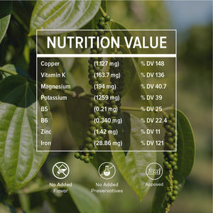 Organic Black Peppers - 200g