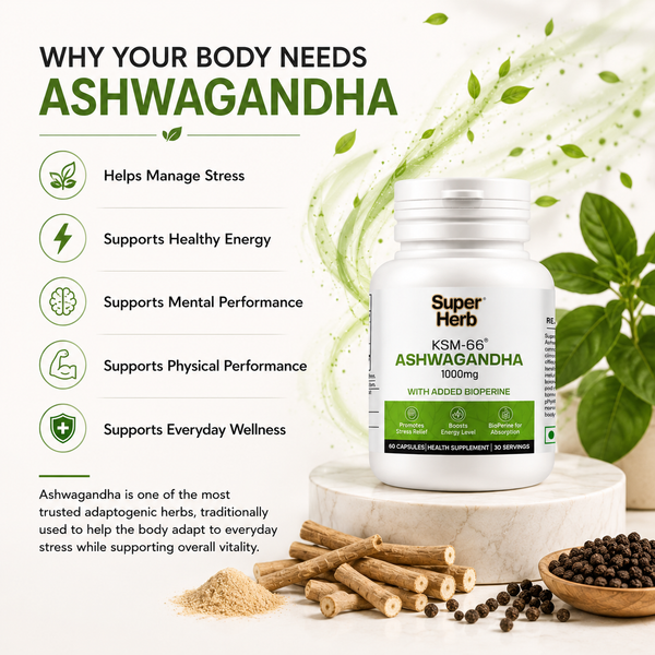 KSM66 Ashwagandha - 1000mg