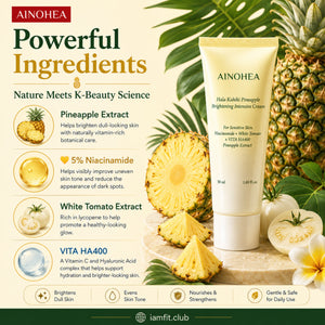Korean Hala Kahiki Pineapple Brightening Intensive Cream