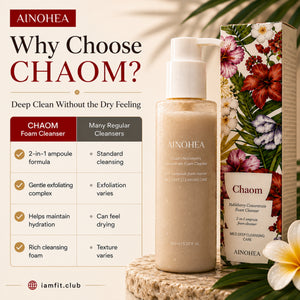 Korean Chaom Nobleberry Concentrate Foam Cleanser