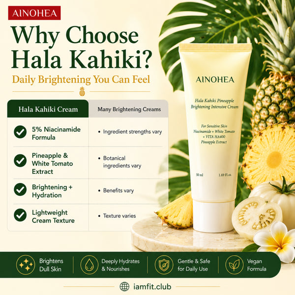Korean Hala Kahiki Pineapple Brightening Intensive Cream