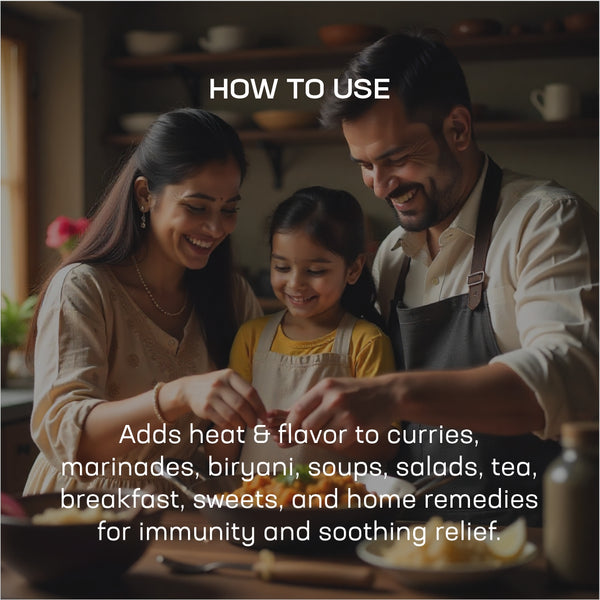 Organic Black Peppers - 200g