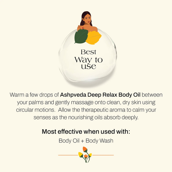 Deep Relax Body Oil - Lemongrass & Eucalyptus